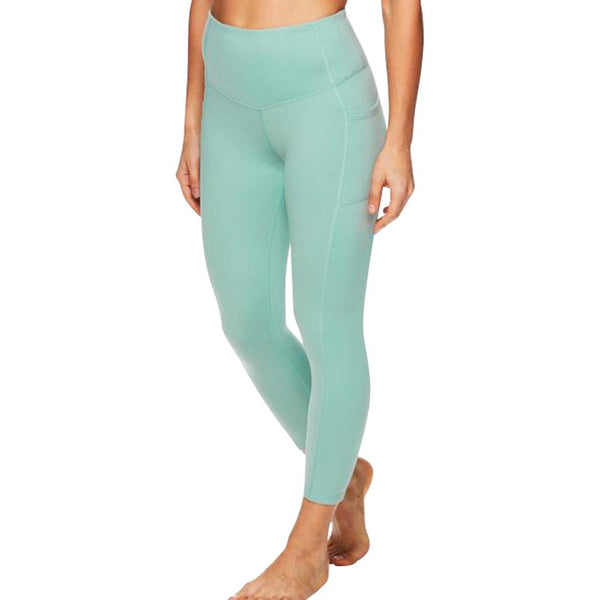 GAIAM WOMEN'S OM HIGH RISE RELAX CAPRI SAGE GREEN – National Sports