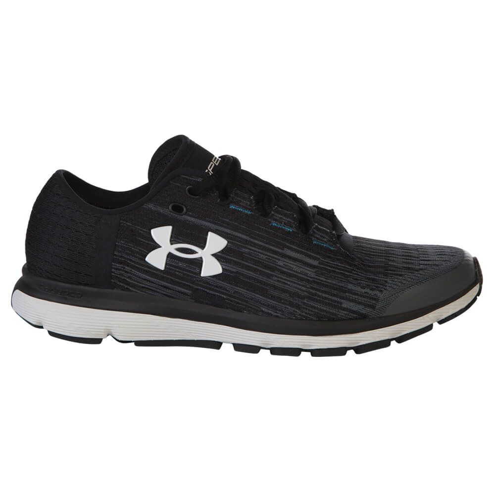 womens black and grey under armour shoes