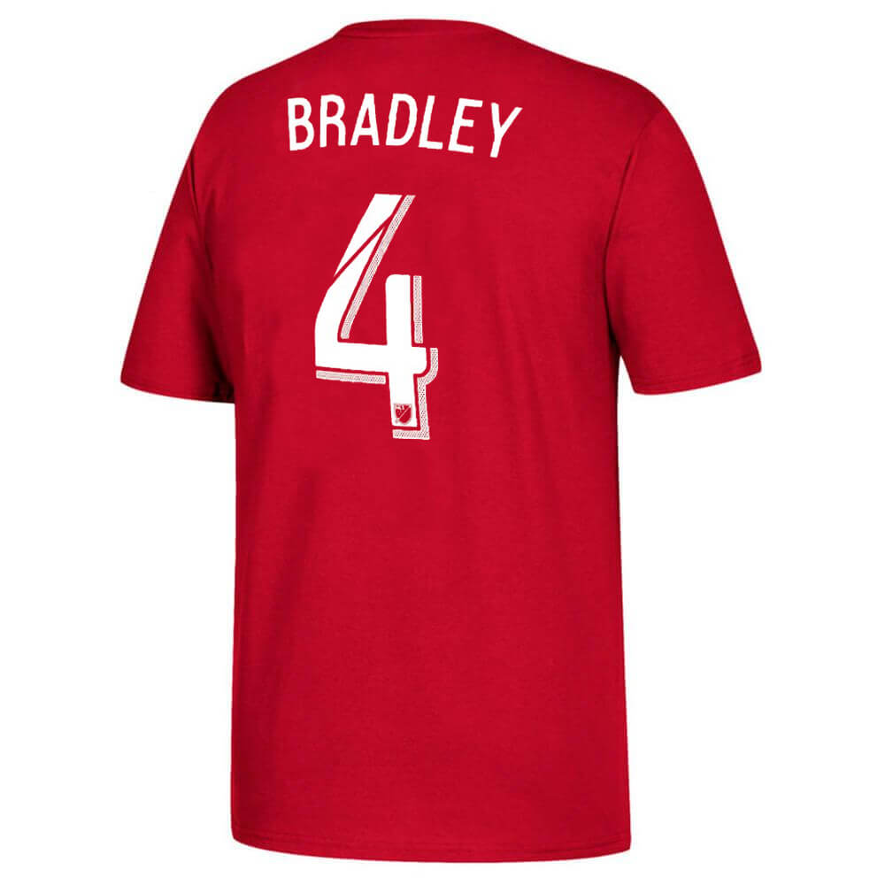 ADIDAS MEN'S TFC PLAYER TOP BRADLEY 4 RED