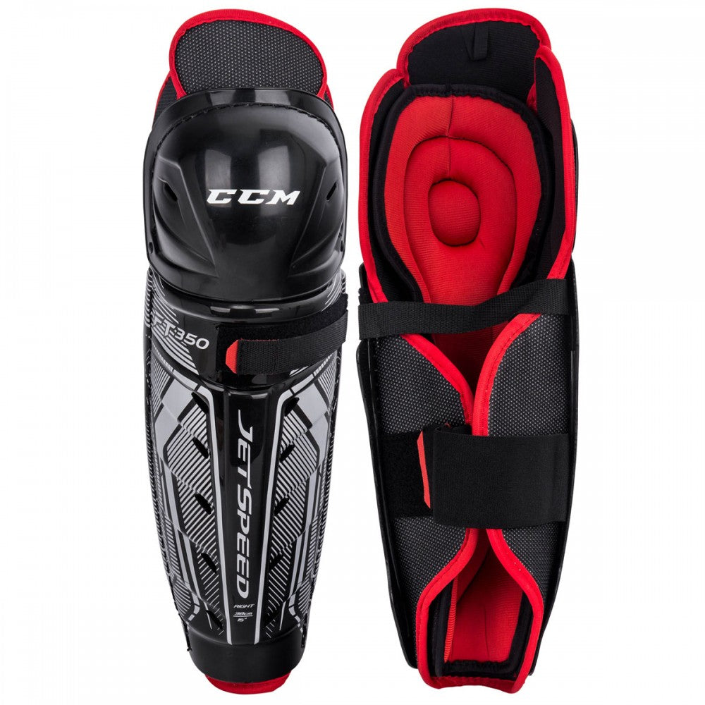 CCM JETSPEED FT350 SR SHIN GUARDS