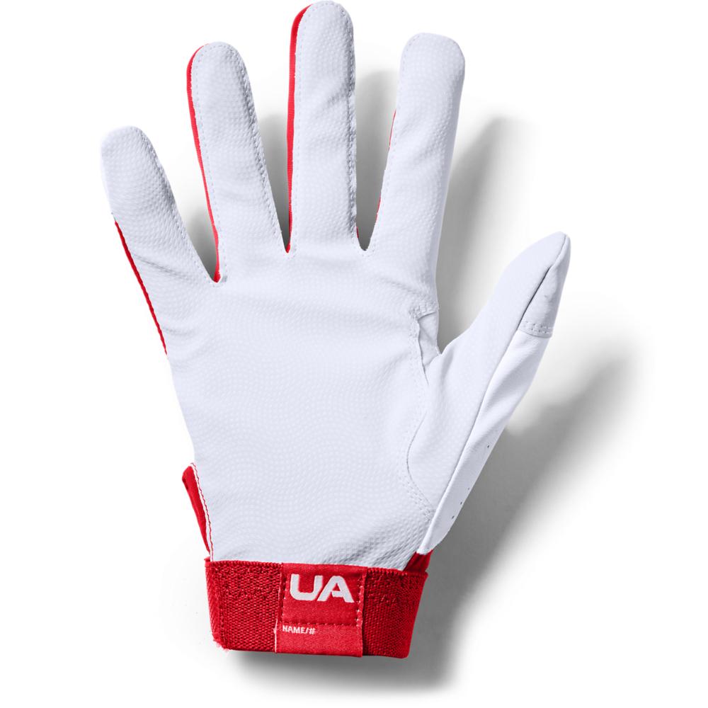 red under armour gloves