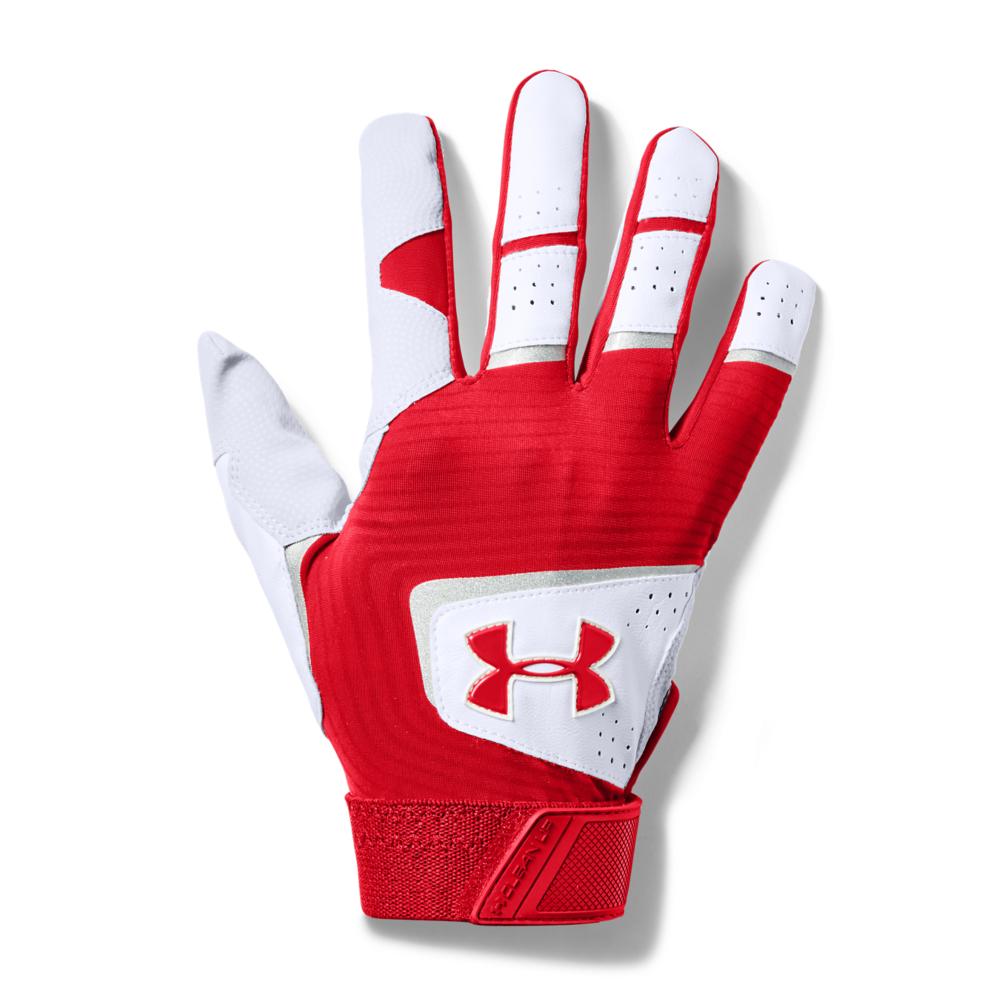 red under armour batting gloves