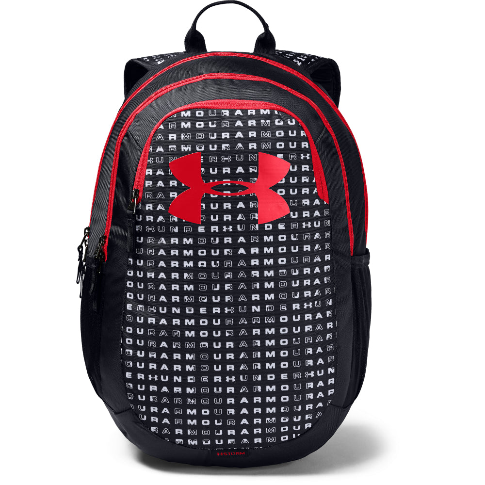 under armour backpack black and red