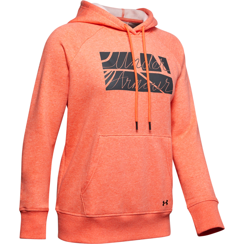 peach under armour hoodie