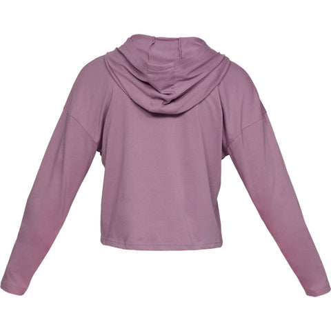 under armour tape crop overhead hoodie