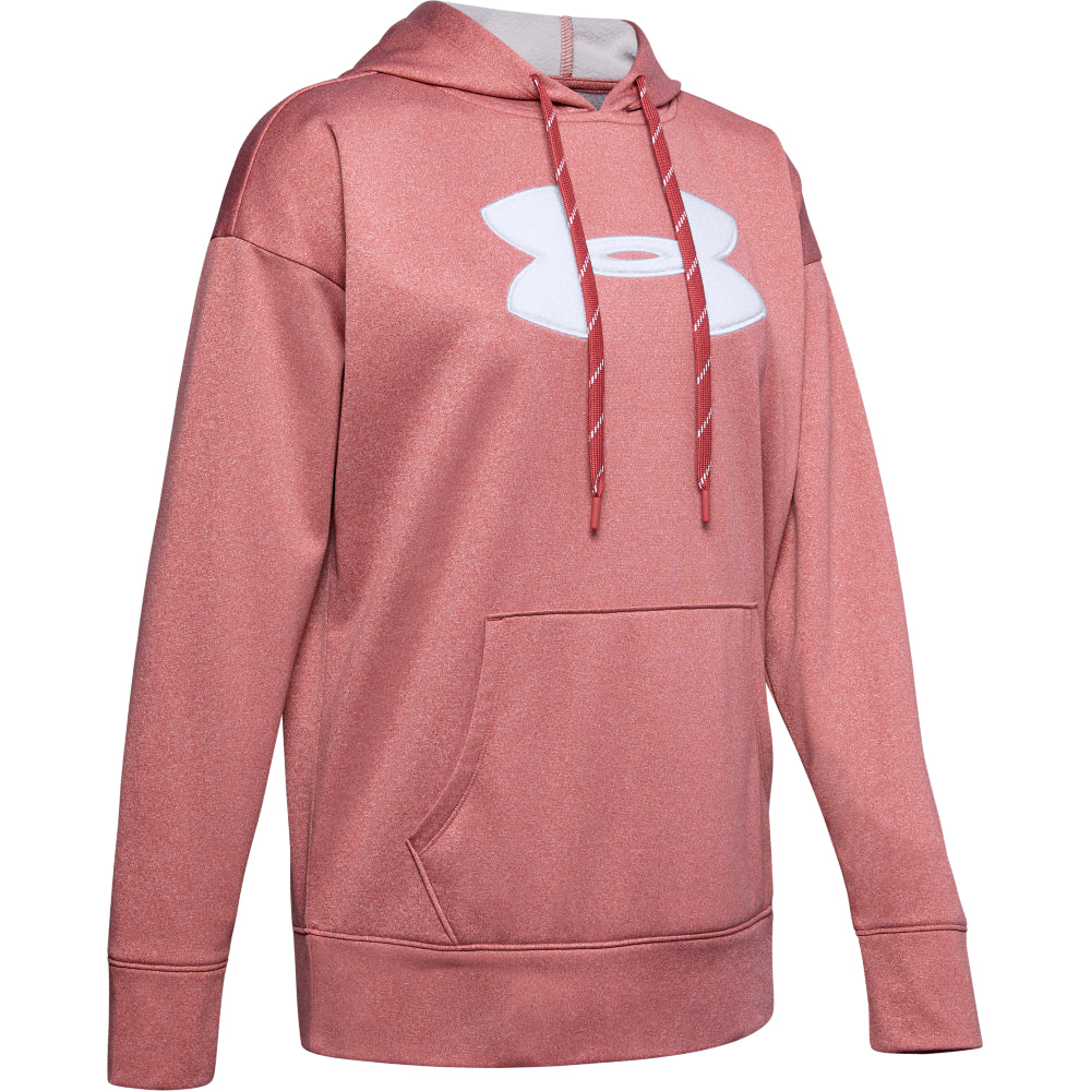 under armour hoodie pink women