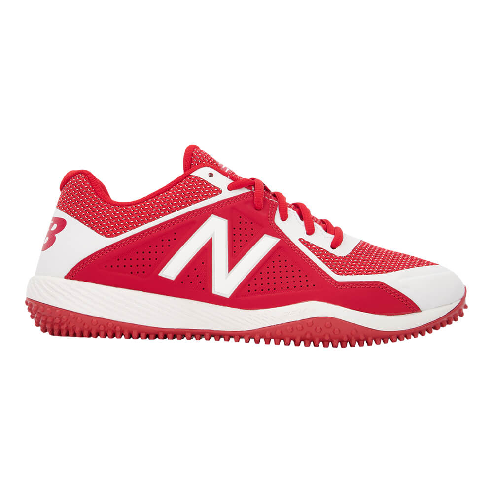 4040 WIDTH 2E BASEBALL TURF CLEAT RED 