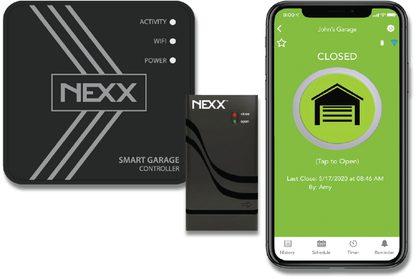 Nexx Smart Garage Wi-Fi Door Controller NXG-100B | Nexx