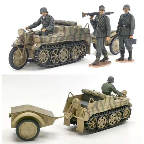 TAMIYA 1/35 German 19 Ton Heavy Half-Track 'FAMO' and Tank Transporter  Sd.Ah.116 (WWII)