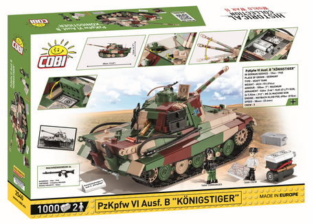 The Tank Museum on X: New Cobi Tiger 131 in 1/12 scale - the biggest brick  tank ever! Pre-order and get a free Tigerfibel and mug, plus an exclusive  numbered ingot from