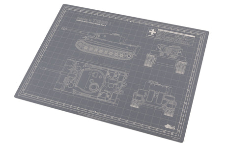 KING TIGER MODEL BUILDER'S CUTTING MAT