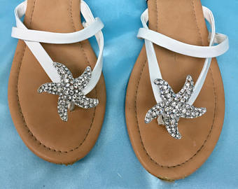 beach wedding flip flops