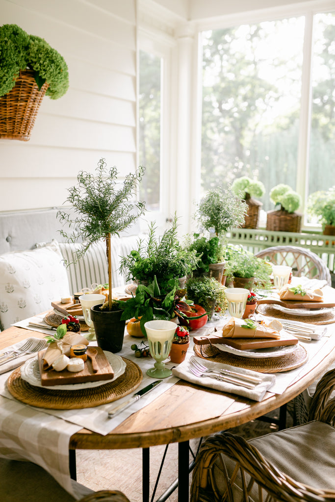 Buffalo Check Table Setting with Mrs Southern Social