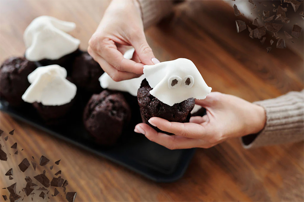 Spooky Halloween Cupcakes Hagelswag recept