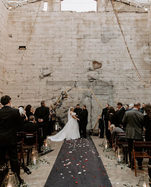 urban wedding ceremony