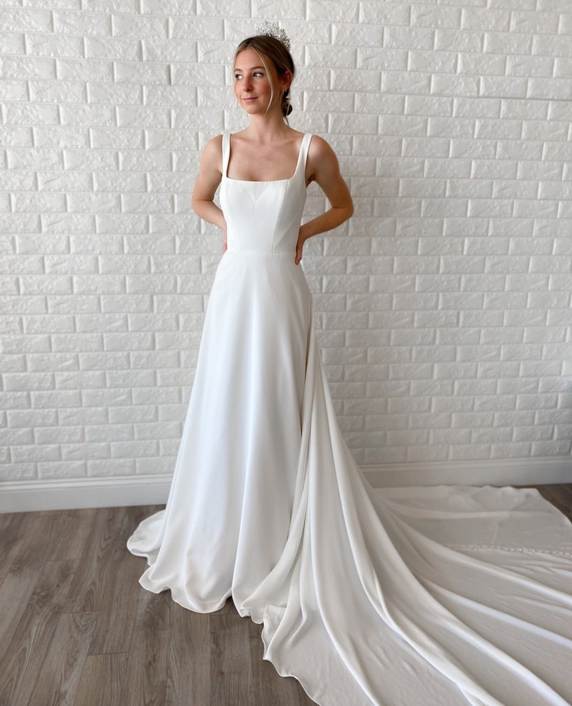 A-line wedding dress