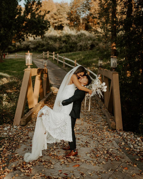 fall outdoor wedding