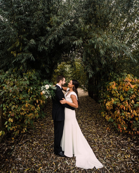 fall outdoor wedding