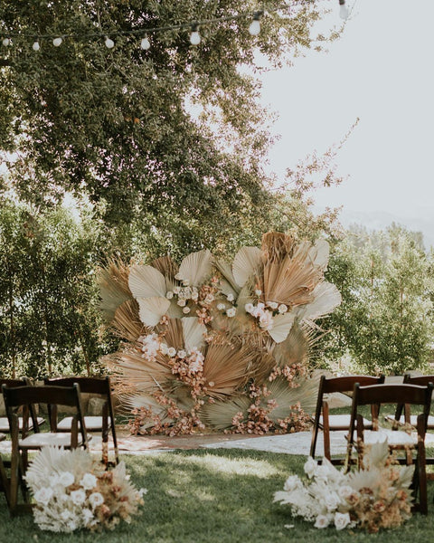 floral wall wedding backdrop