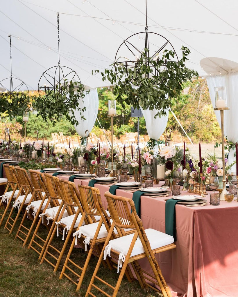 wedding tent ceiling decor