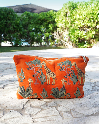 Savanna Giraffe Makeup Bag