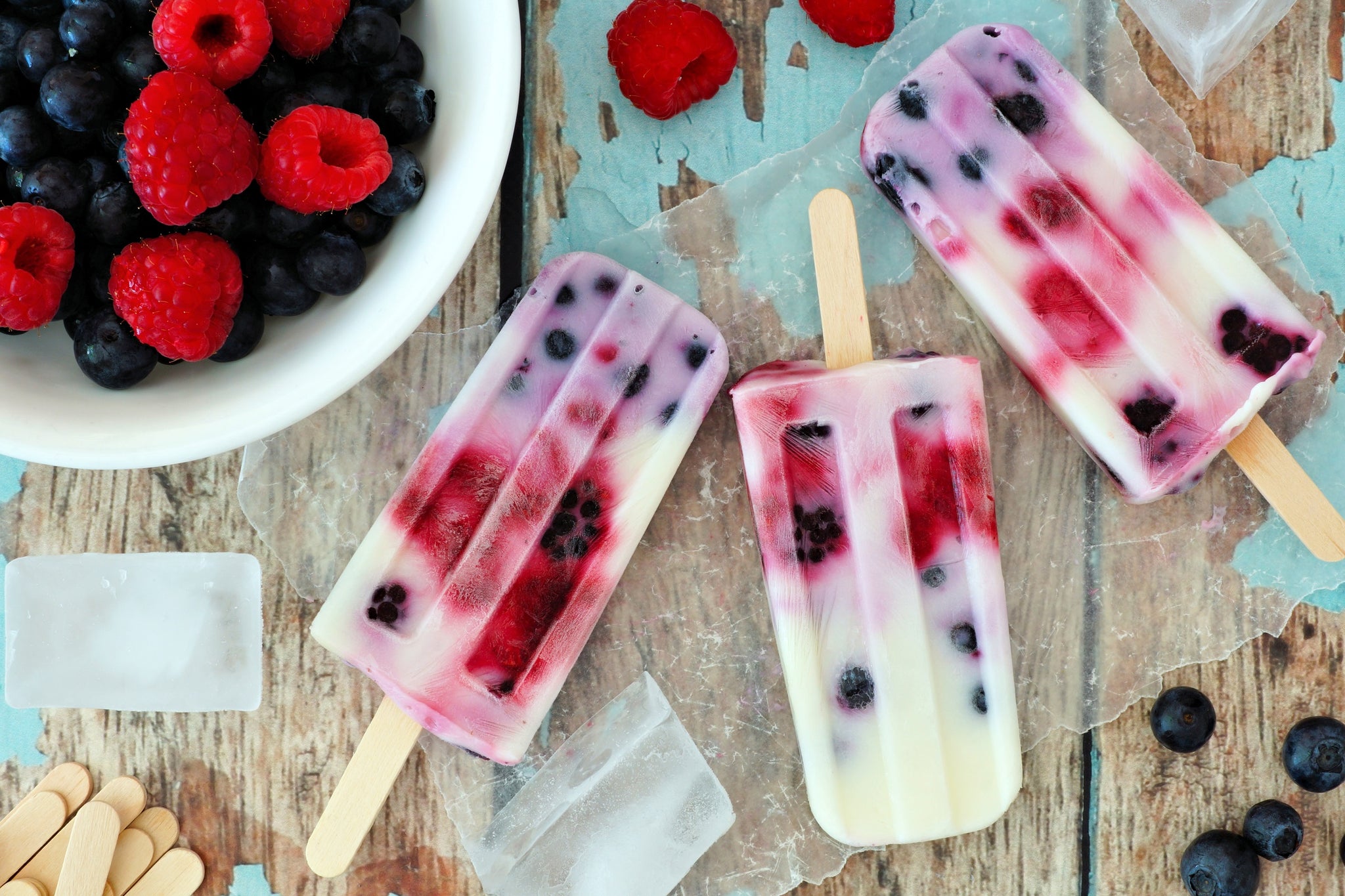 Southern Breeze Mixed Berry Cheesecake Popsicle Low Carb Dessert Recipe