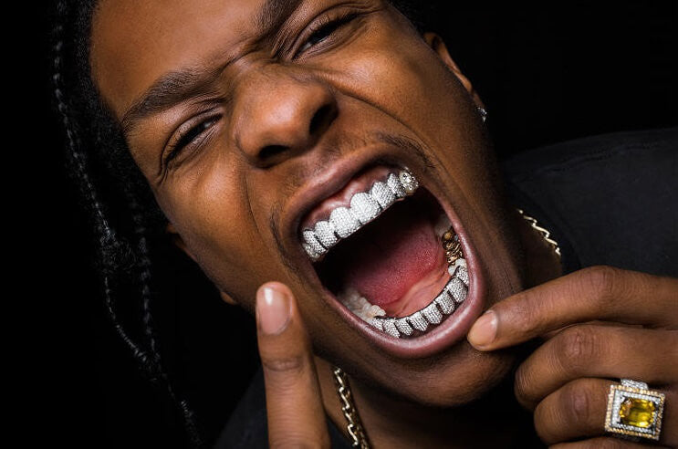 Asap Rocky Iced Out Grillz