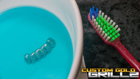 cleaned after each use can help maintain the sparkle of your grillz and the health of your mouth.