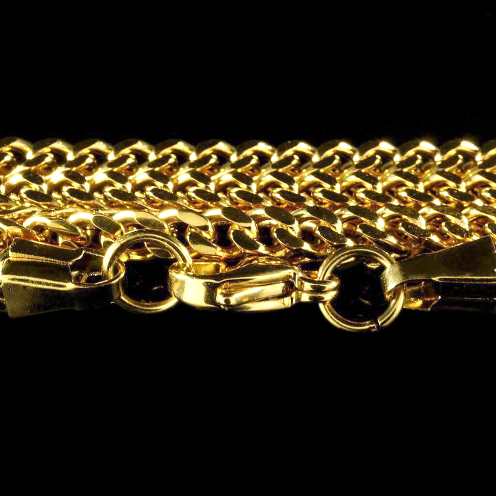 4mm Franco Chain in Yellow Gold - Custom Gold Grillz