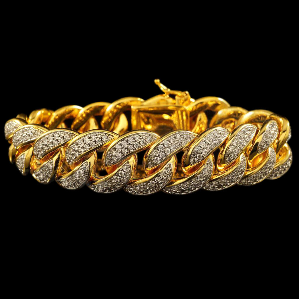 Cuban Link Bracelet in Yellow Gold - 5mm – The GLD Shop