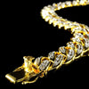 13mm Diamond Cuban Link Bracelet in Yellow Gold