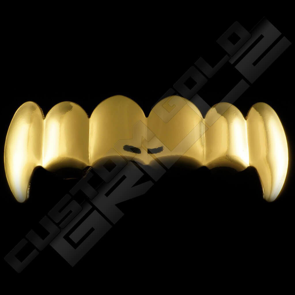 Buy Gold Vampire Fang Grillz Custom Gold Grillz