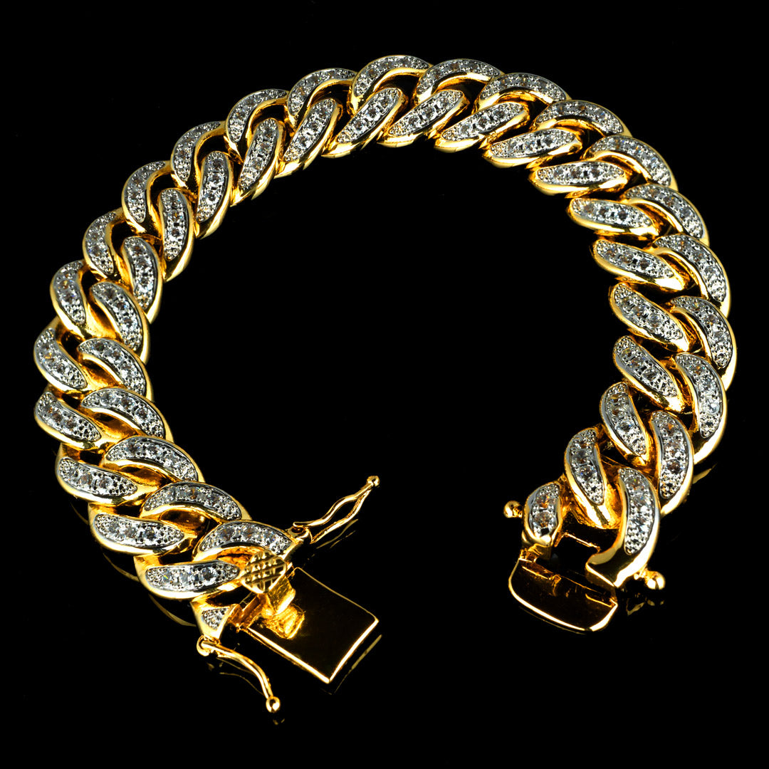 Cuban Link Bracelet in Yellow Gold - 5mm – The GLD Shop