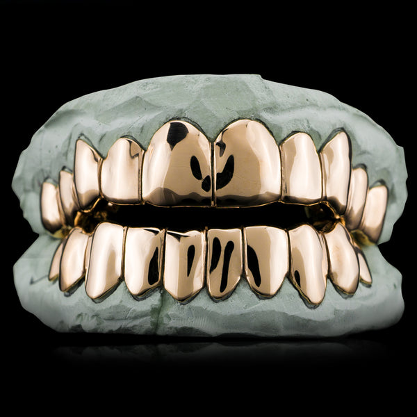 Buy Custom Solid Gold Grillz - Gold