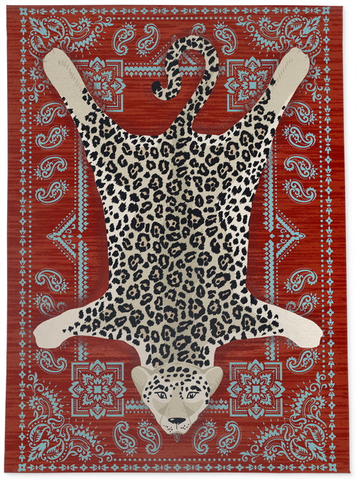 LEOPARD PINK Area Rug By Kavka Designs