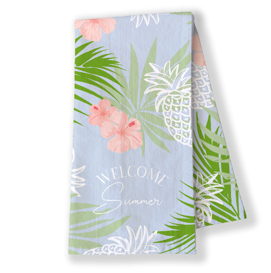 Tropical Summer Kitchen Tea Towel