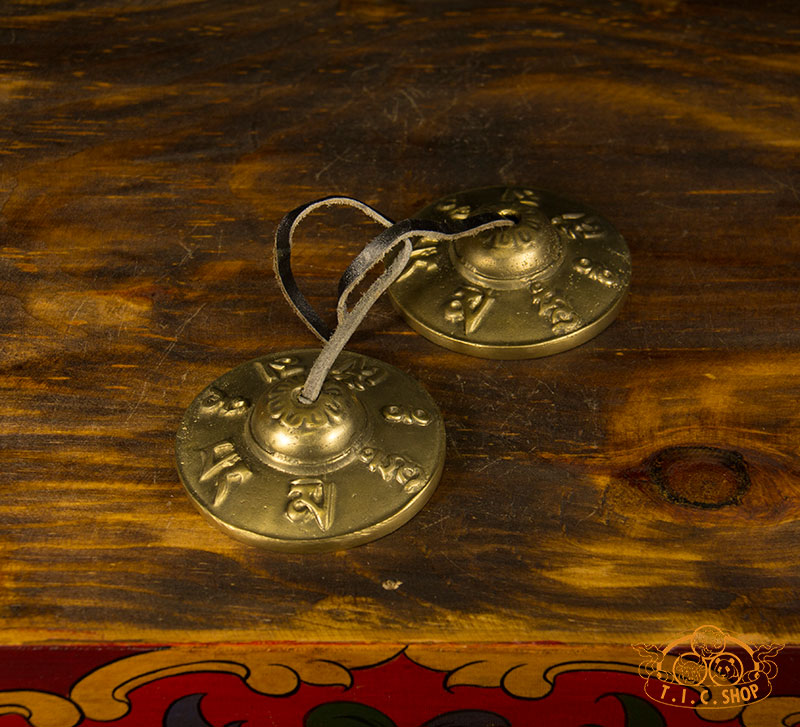 Meditation Bell - Tingsha Cymbals with Straps - Meditation Chime Tibetan  Bell for Healing Yoga Meditation in a Box by Mudra Crafts, 8 Auspicious  Signs