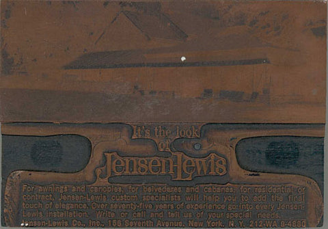 Jensen-Lewis Printing Block