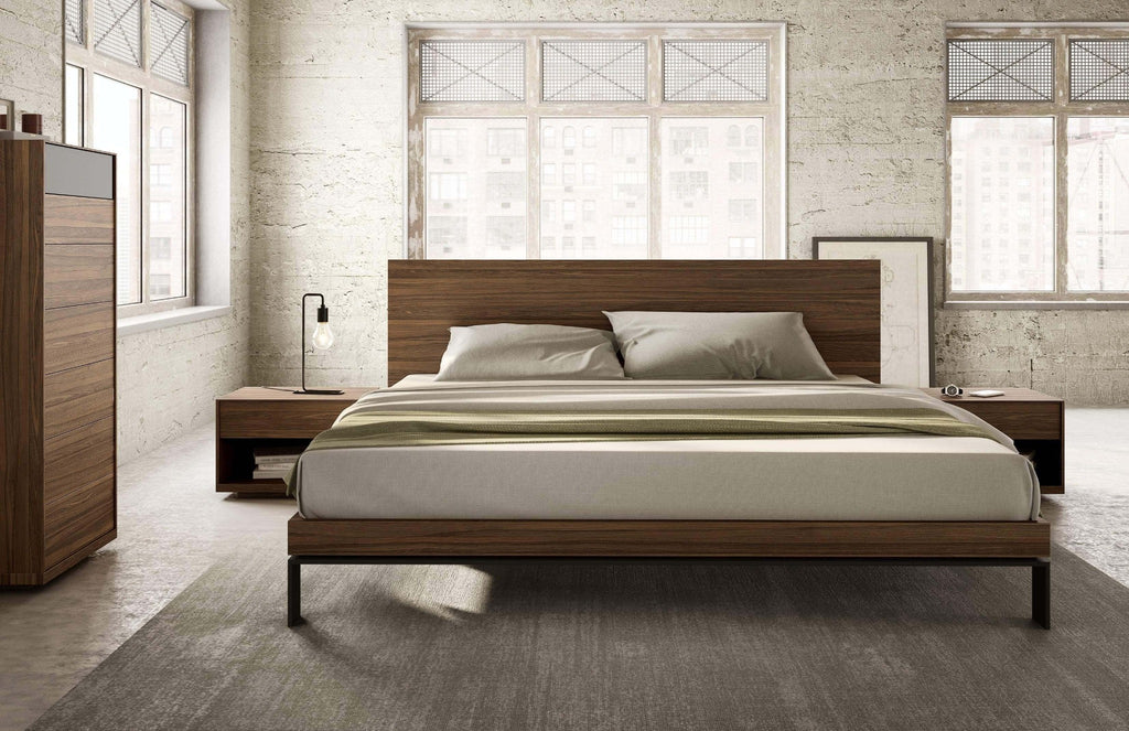 Mobican Bora Bed with Wood Headboard - 1BOR00DL-B - New York | Jensen-Lewis