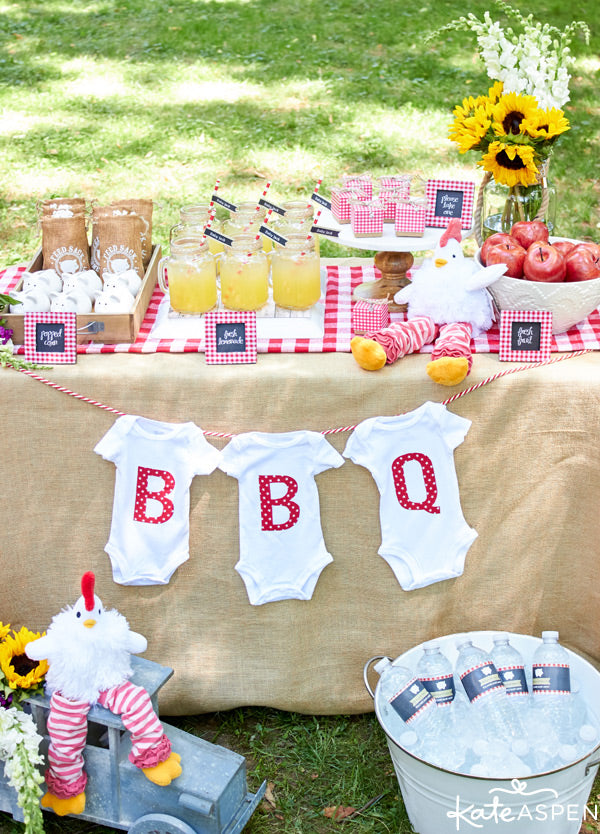 summer baby shower themes for a girl