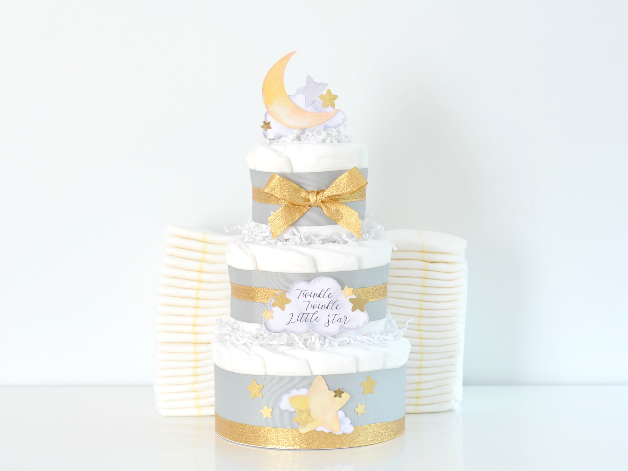 twinkle twinkle little star diaper cake