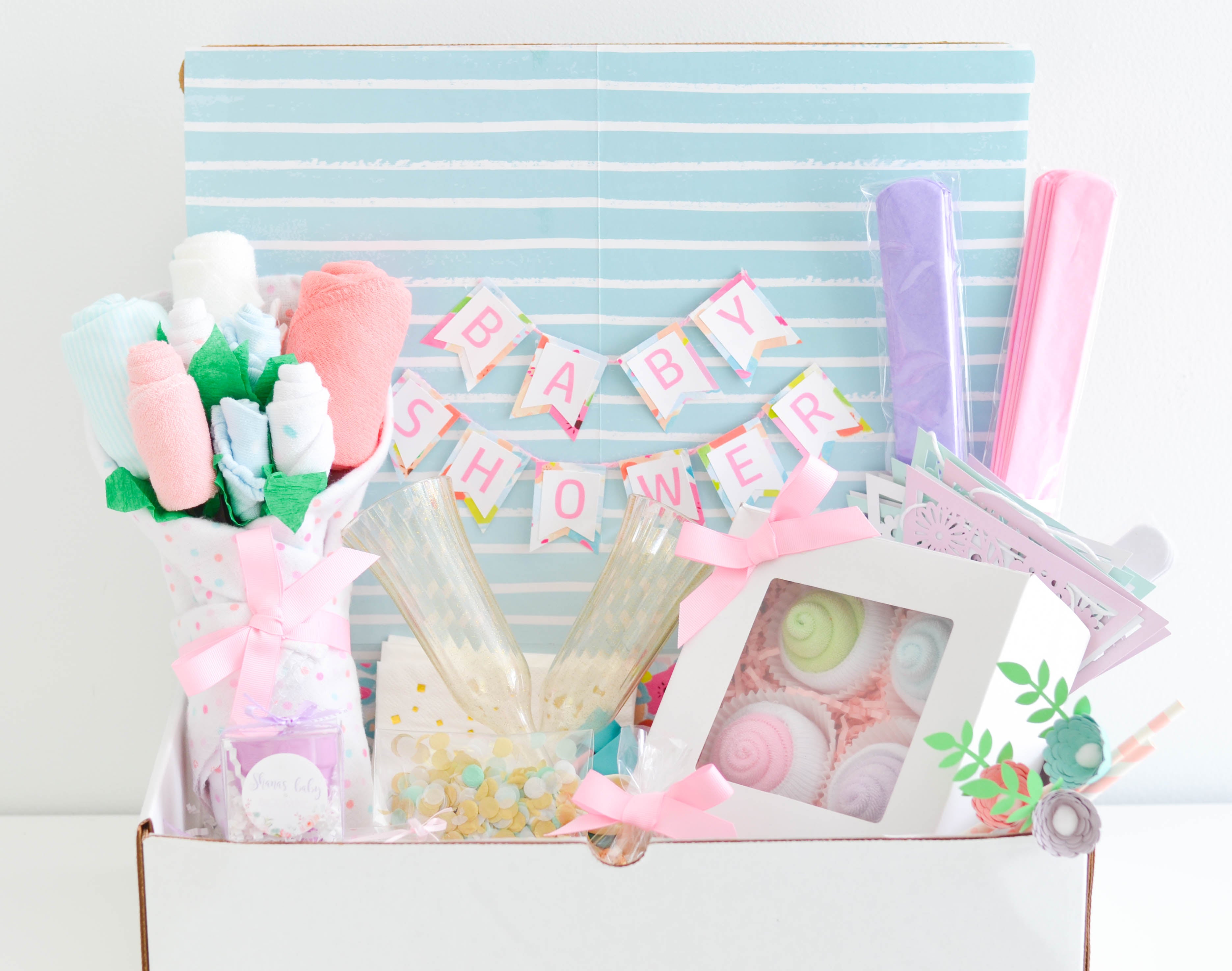 virtual baby shower box