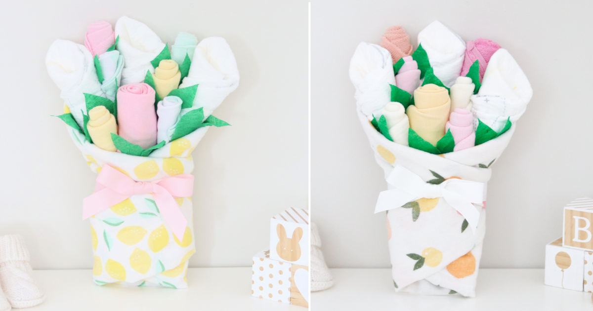 citrus baby gift bouquets 