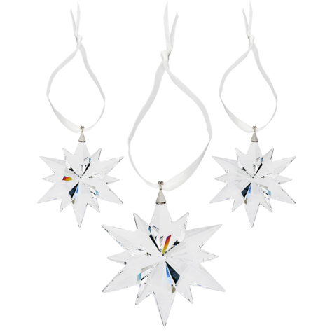 Swarovski Ornament Set - Snowflake Star 