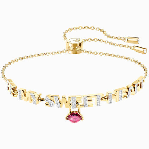 Swarovski Women's Bracelet - Melt Your Heart Yellow Gold Plated