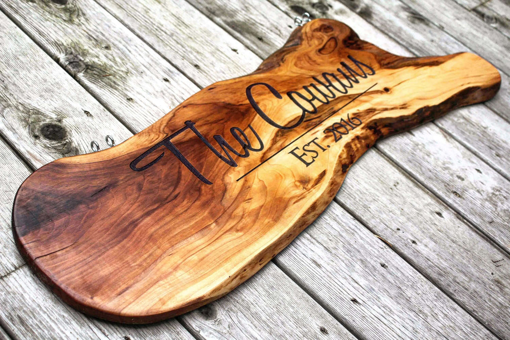 Custom wooden sign by artist Tylir Wisdom at Rustic Engravings www.rusticengravings.com