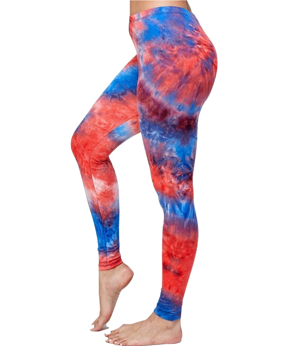 Snazzy Luxe Tie Dye Super Soft Leggings Pants I TOMPRO