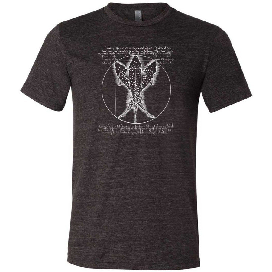 The Vitruvian Trout - Color Options - Fly Fishing Shirt – Foundry Fishing
