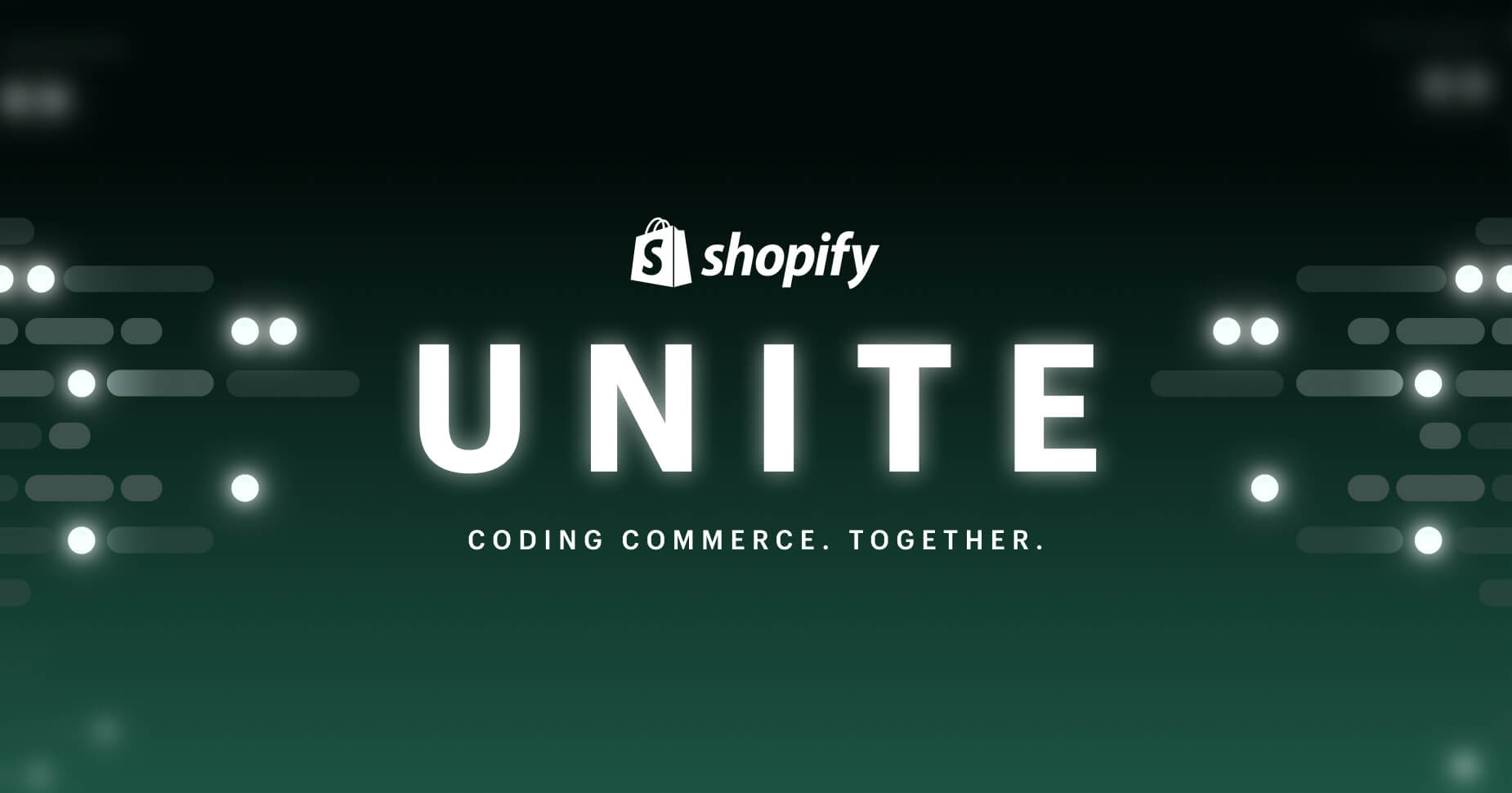 Shopify Unite 2021のバナー
