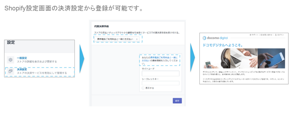 キャリア決済の設定方法